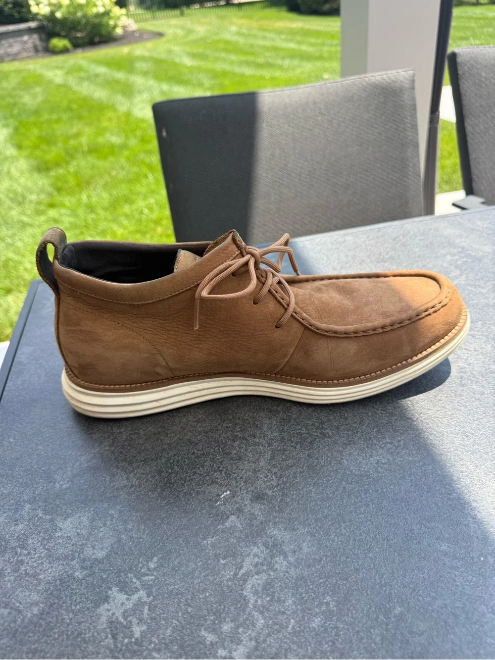 Cole Haan Tan/Brown Nubuck Chukka Boots